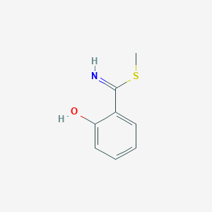 6-[Amino(methylsulfanyl)methylidene]cyclohexa-2,4-dien-1-one