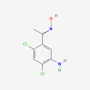 N-[1-(5-Amino-2,4-dichlorophenyl)ethylidene]hydroxylamine