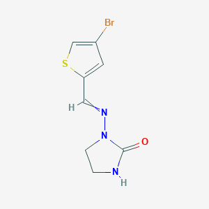 1-{[(4-Bromothiophen-2-yl)methylidene]amino}imidazolidin-2-one