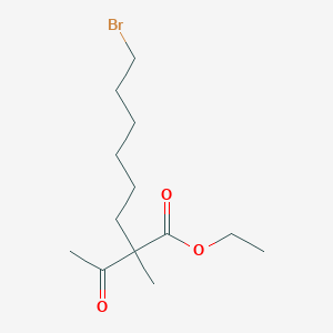 Ethyl 2-acetyl-8-bromo-2-methyloctanoate