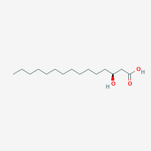 Pentadecanoic acid, 3-hydroxy-, (S)-