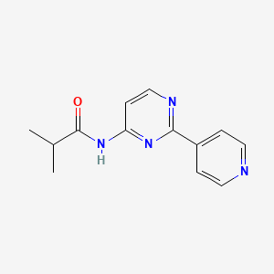 2-Methyl-N-[2-(pyridin-4-yl)pyrimidin-4-yl]propanamide