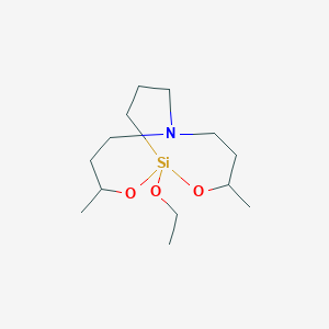 1-Ethoxy-3,9-dimethyl-2,10-dioxa-6-aza-1-silabicyclo[4.4.3]tridecane