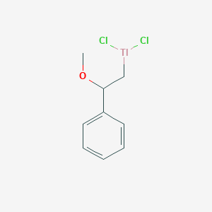 Dichloro(2-methoxy-2-phenylethyl)thallane