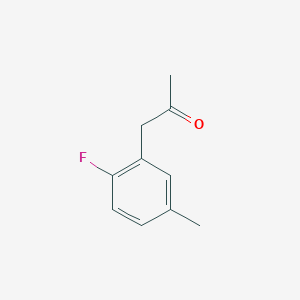 molecular formula C10H11FO B1457659 1-(2-Fluoro-5-methylphenyl)propan-2-one CAS No. 1513077-86-5