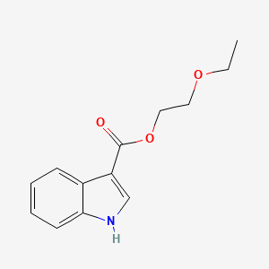 1H-Indole-3-carboxylic acid, 2-ethoxyethyl ester