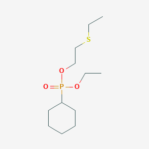 Ethyl 2-(ethylsulfanyl)ethyl cyclohexylphosphonate