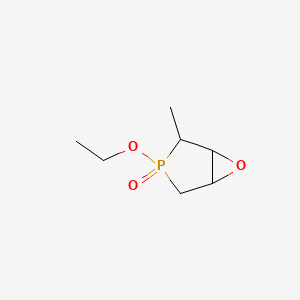 3-Ethoxy-2-methyl-6-oxa-3lambda~5~-phosphabicyclo[3.1.0]hexan-3-one