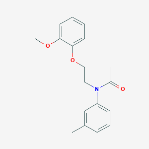 Acetamide, N-[2-(2-methoxyphenoxy)ethyl]-N-(3-methylphenyl)-