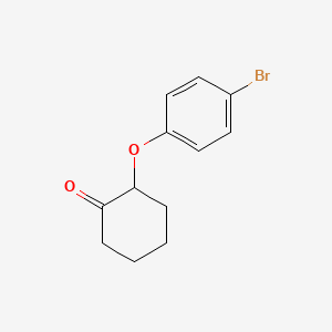 2-(4-Bromophenoxy)cyclohexan-1-one