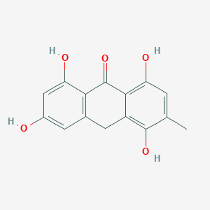 9(10H)-Anthracenone, 1,4,6,8-tetrahydroxy-3-methyl-