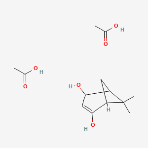 Acetic acid;6,6-dimethylbicyclo[3.1.1]hept-2-ene-2,4-diol