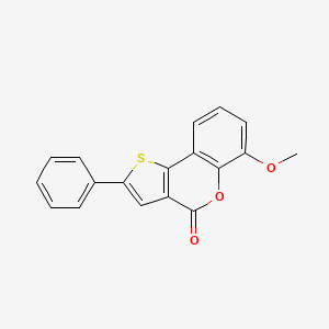 6-Methoxy-2-phenyl-4H-thieno[3,2-c][1]benzopyran-4-one