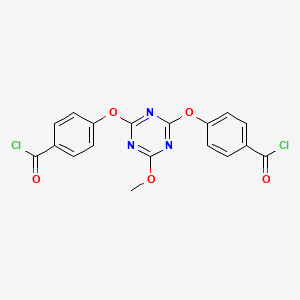 4,4'-[(6-Methoxy-1,3,5-triazine-2,4-diyl)bis(oxy)]dibenzoyl chloride