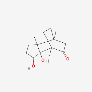 1,7a-Dihydroxy-3a,4,7-trimethyloctahydro-1H-4,7-ethanoinden-8-one