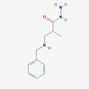 3-(Benzylamino)-2-methylpropanehydrazide