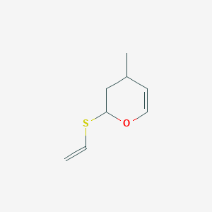 2H-Pyran, 2-(ethenylthio)-3,4-dihydro-4-methyl-