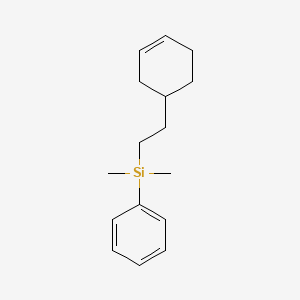 [2-(Cyclohex-3-en-1-yl)ethyl](dimethyl)phenylsilane