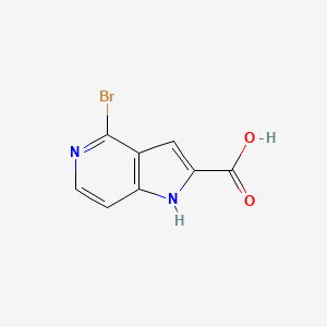 molecular formula C8H5BrN2O2 B1457678 4-Bromo-1H-pyrrolo[3,2-c]pyridine-2-carboxylic acid CAS No. 1781798-98-8
