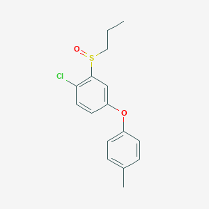 1-Chloro-4-(4-methylphenoxy)-2-(propane-1-sulfinyl)benzene