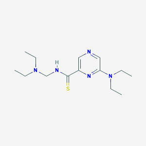 Pyrazinecarbothioamide, 6-(diethylamino)-N-[(diethylamino)methyl]-