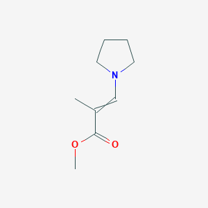 Methyl 2-methyl-3-(pyrrolidin-1-yl)prop-2-enoate