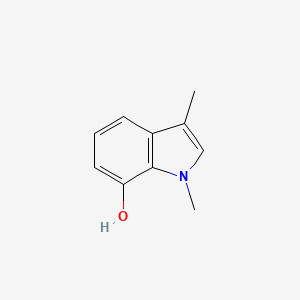 molecular formula C10H11NO B1457681 1,3-二甲基-1H-吲哚-7-醇 CAS No. 1554289-37-0