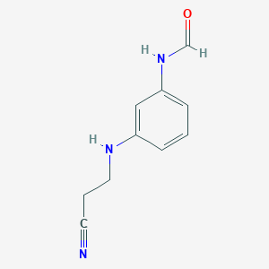 N-{3-[(2-Cyanoethyl)amino]phenyl}formamide