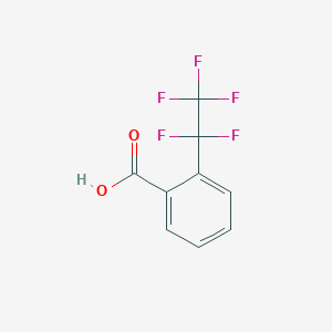 molecular formula C9H5F5O2 B1457682 2-(Pentafluoroethyl)benzoic acid CAS No. 1310492-24-0