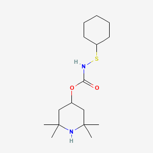 2,2,6,6-Tetramethylpiperidin-4-yl (cyclohexylsulfanyl)carbamate