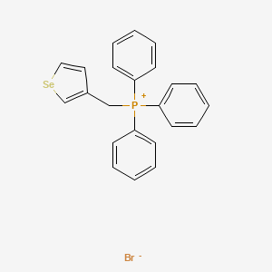 Triphenyl[(selenophen-3-yl)methyl]phosphanium bromide