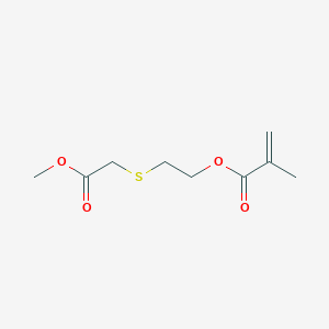 2-[(2-Methoxy-2-oxoethyl)sulfanyl]ethyl 2-methylprop-2-enoate