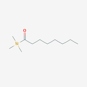 Silane, trimethyl(1-oxooctyl)-