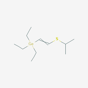 Triethyl{2-[(propan-2-yl)sulfanyl]ethenyl}germane