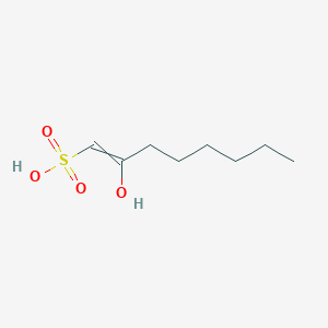 2-Hydroxyoct-1-ene-1-sulfonic acid