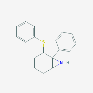 7-Azabicyclo[4.1.0]heptane, 1-phenyl-2-(phenylthio)-