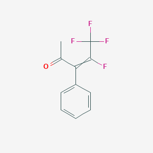 4,5,5,5-Tetrafluoro-3-phenylpent-3-en-2-one