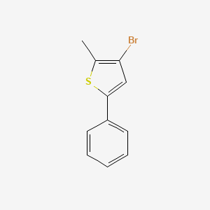 3-Bromo-2-methyl-5-phenylthiophene