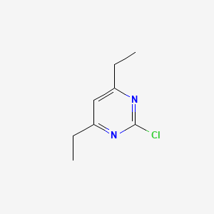 molecular formula C8H11ClN2 B1457699 2-氯-4,6-二乙基嘧啶 CAS No. 65267-52-9