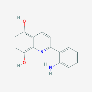 2-(2-Aminophenyl)-5,8-quinolinediol