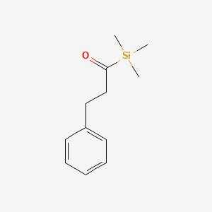 Silane, trimethyl(1-oxo-3-phenylpropyl)-