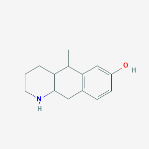 5-Methyl-1,2,3,4,4a,5,10,10a-octahydrobenzo[g]quinolin-7-ol