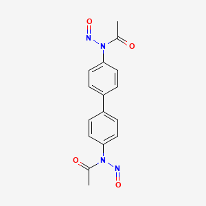 N,N'-([1,1'-Biphenyl]-4,4'-diyl)bis(N-nitrosoacetamide)