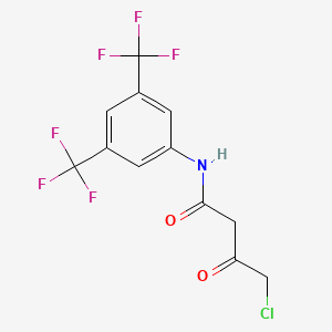 N-[3,5-Bis(trifluoromethyl)phenyl]-4-chloro-3-oxobutanamide