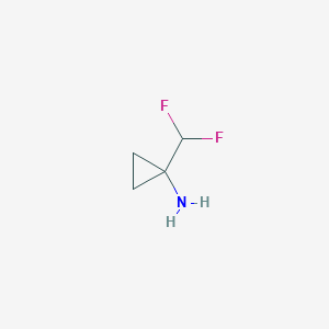 B1457704 1-(Difluoromethyl)cyclopropan-1-amine CAS No. 1314398-34-9