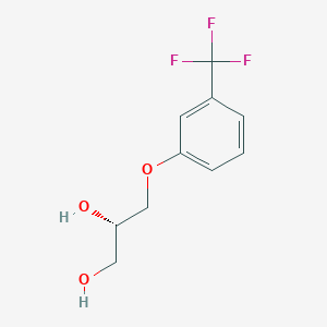 (2S)-3-[3-(trifluoromethyl)phenoxy]propane-1,2-diol