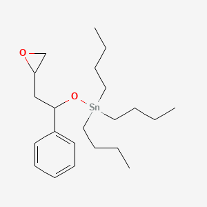 Tributyl[2-(oxiran-2-YL)-1-phenylethoxy]stannane