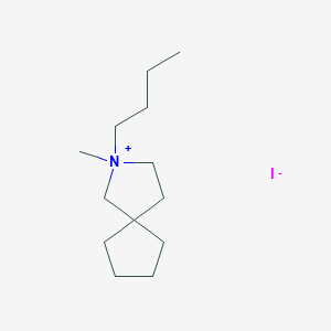 2-Butyl-2-methyl-2-azaspiro[4.4]nonan-2-ium iodide