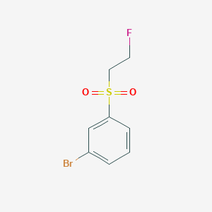 molecular formula C8H8BrFO2S B1457708 1-溴-3-(2-氟乙磺酰)苯 CAS No. 1783736-63-9