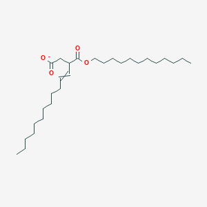 3-[(Dodecyloxy)carbonyl]pentadec-4-enoate